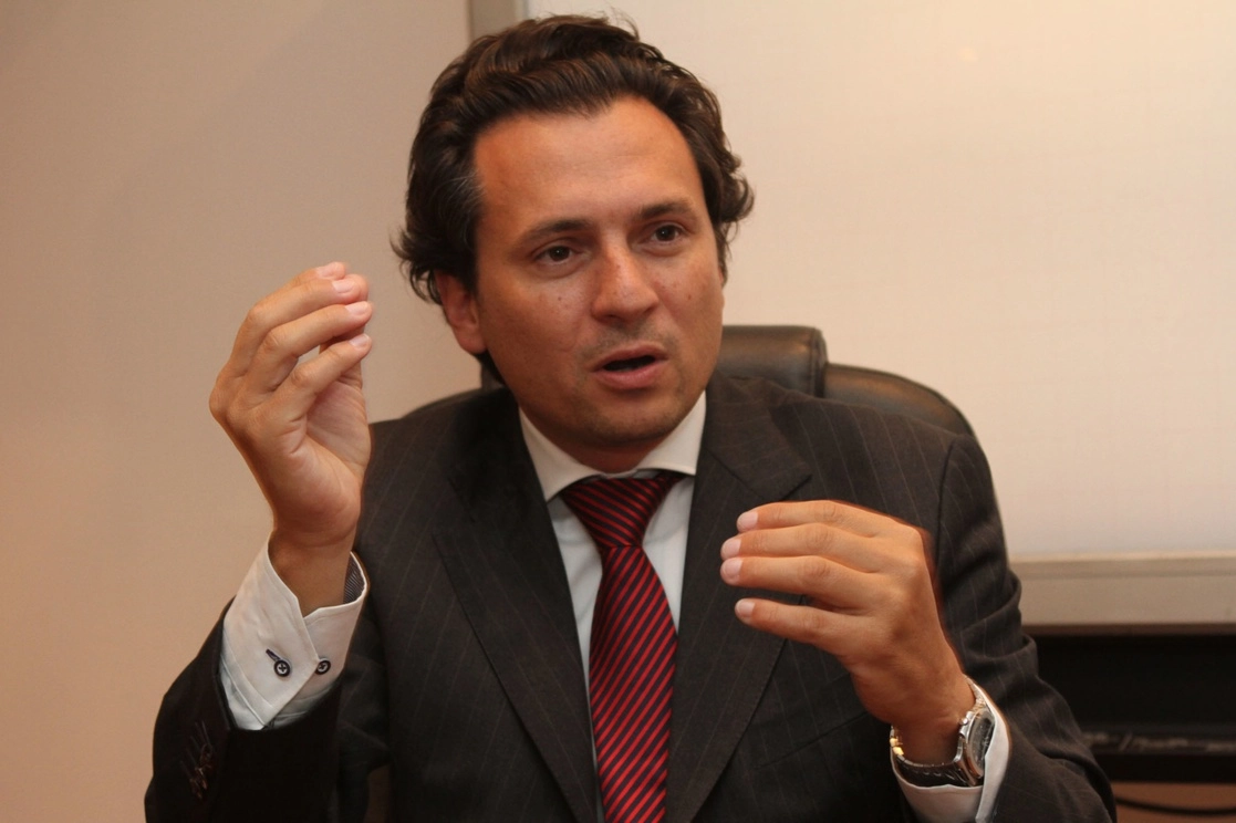 Emilio Lozoya Austin, el 26 de septiembre de 2012, cuando dirigía Pemex. Foto José Antonio López