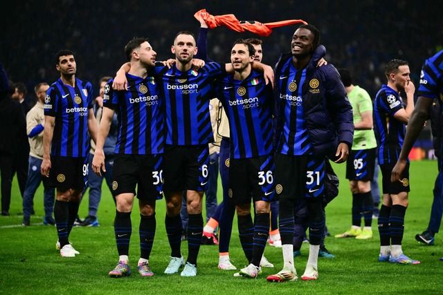 Inter aus Mailand, First Champions Finalist; Barça überwinden