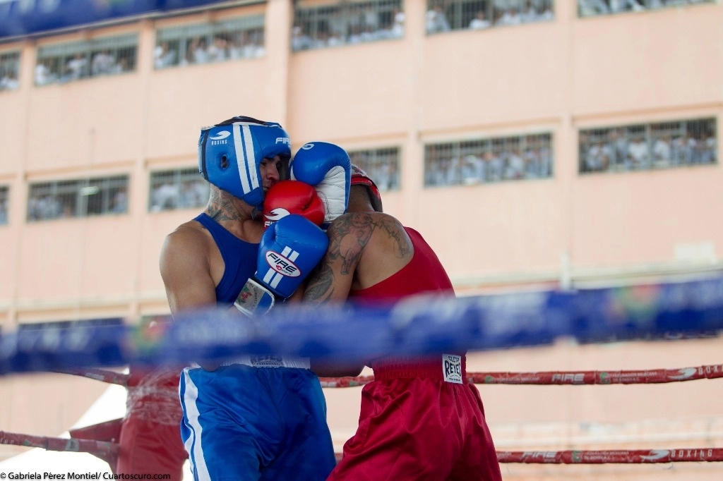 Este año se realizó la octava edición de torneo de box entre internos en reclusorios de la CDMX. Foto Cuartoscuro/Archivo