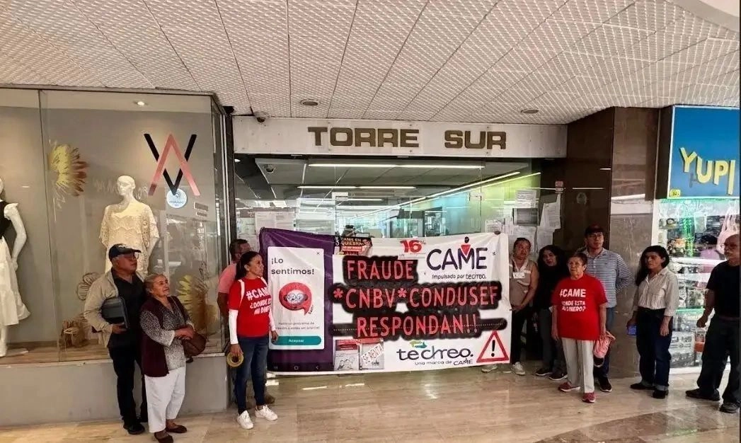 Protesta de afectados por el cierre de la Sofipo, el mes pasado. Foto 