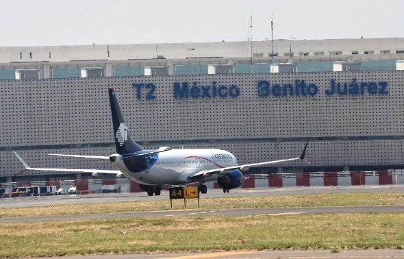 Terminal 2 del Aeropuerto Internacional de la Ciudad de México.