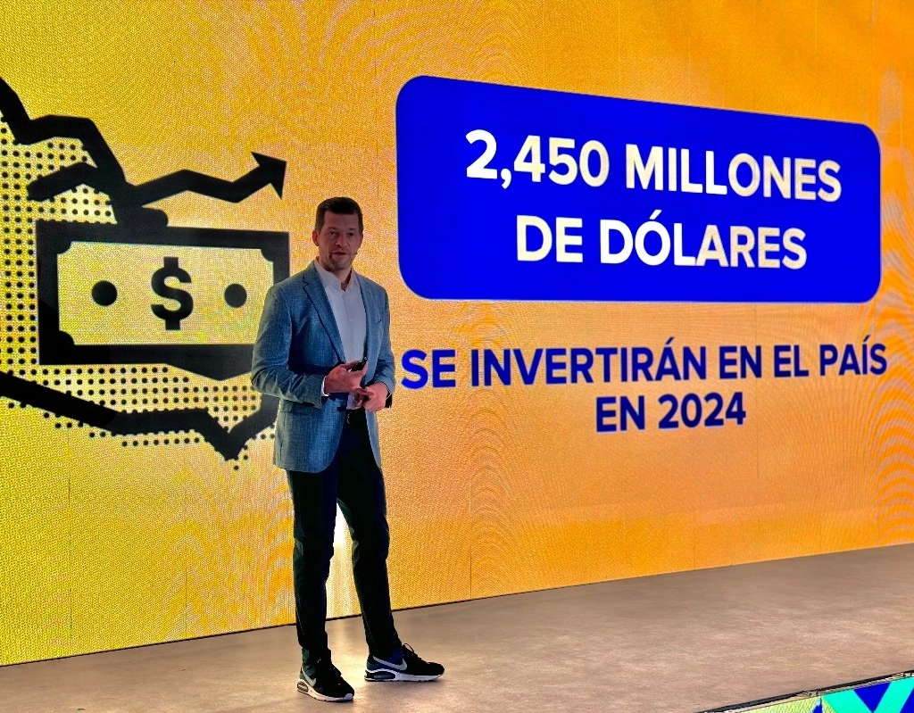 David Geisen, director general de Mercado Libre, anunció que invertirá 2 mil 450 millones de dólares o una cifra que supera los 42 mil 870 millones de pesos en México a lo largo de 2024. La imagen, del 14 de marzo de 2024. Foto Julio Gutiérrez
