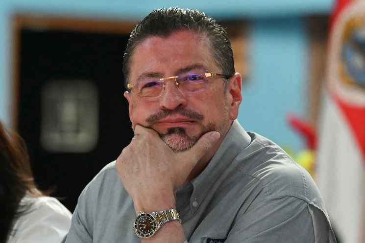El presidente de Costa Rica, Rodrigo Cháves en imagen de archivo. Foto Ap
