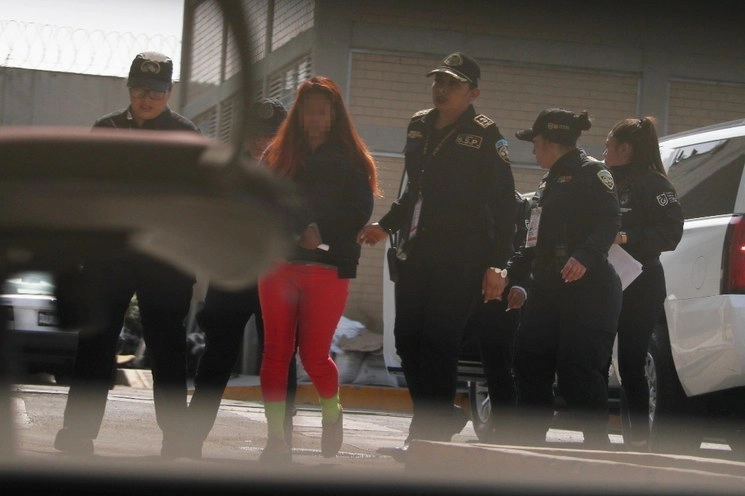 Giovana ingresó por la tarde al penal de Santa Martha Acatitla, el 21 de febrero de 2020. Foto Alfredo Domínguez