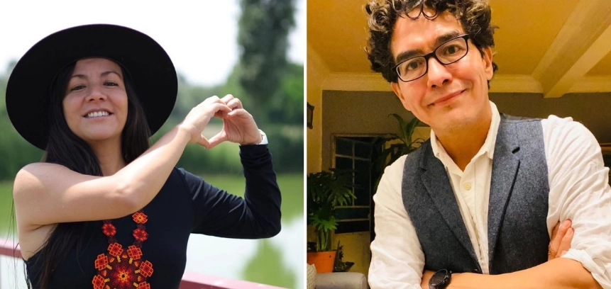 Ximena Guzmán y José Muñoz, los dos colaboradores cercanos de la jefa de Gobierno, Clara Brugada, asesinados ayer en la Ciudad de México. 
