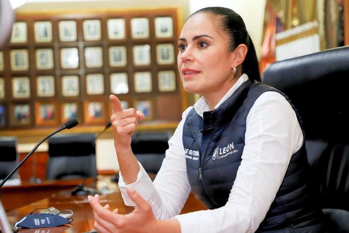 Alejandra Gutiérrez Campos, alcaldesa de León, en imagen de archivo. Foto tomada de la cuenta de Twitter @AleGutierrez_mx