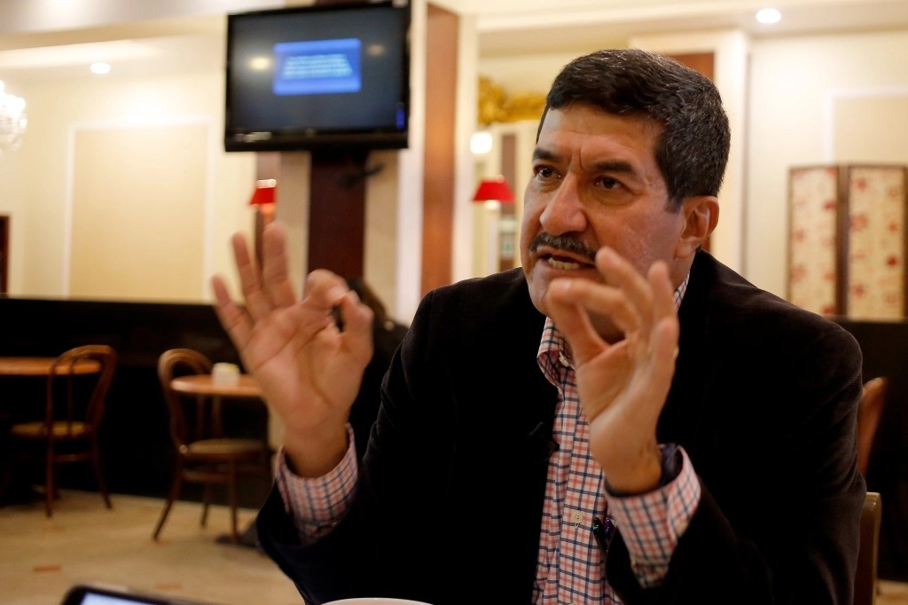 Javier Corral, durante una entrevista con 'La Jornada', el 9 de diciembre de 2022. Foto José Antonio López