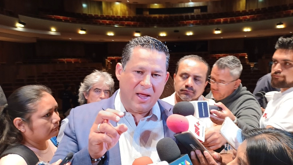 Diego Sinhue Rodríguez Vallejo, gobernador de Guanajuato. Foto Carlos García