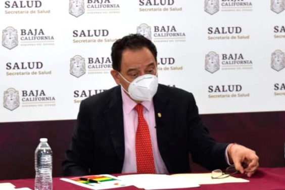 Adrián Medina Amarillas, secretaría de Salud del estado de Baja California. Foto La Jornada Baja California

