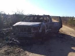 La tarde del 22 de enero se hallaron al menos 19 cuerpos y vehículos calcinados en el poblado de Santa Anita del municipio de Camargo, Tamaulipas. Foto Cuartoscuro

