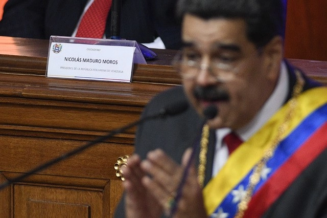 El presidente de Venezuela, Nicolás Maduro, se declaró dispuesto a aceptar "acompañamiento" internacional en las elecciones parlamentarias de 2020. Foto Ap 