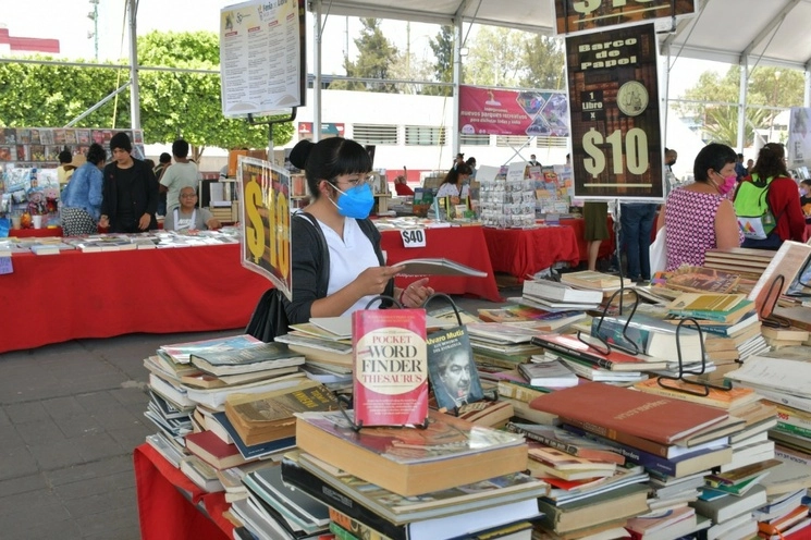 Se espera que asistan más de 50 mil personas a la feria del libro en Neza se llevará a cabo del 17 al 21 de mayo. Foto René Ramón