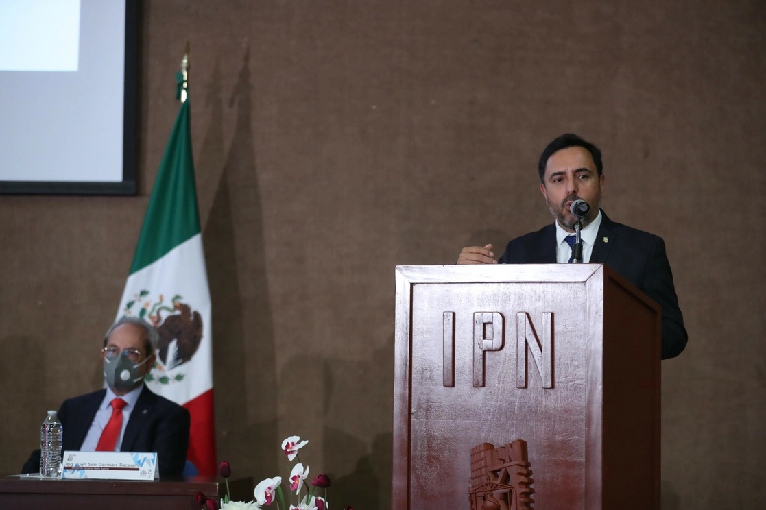 Arturo Reyes Sandoval, director general del Instituto Politécnico Nacional. Foto tomada de la cuenta de Twitter @IPN_MX