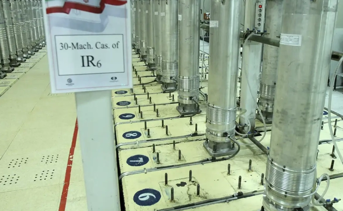 En imagen de archivo, centrifugadoras en la planta nuclear de Natanz en Irán. Foto 
