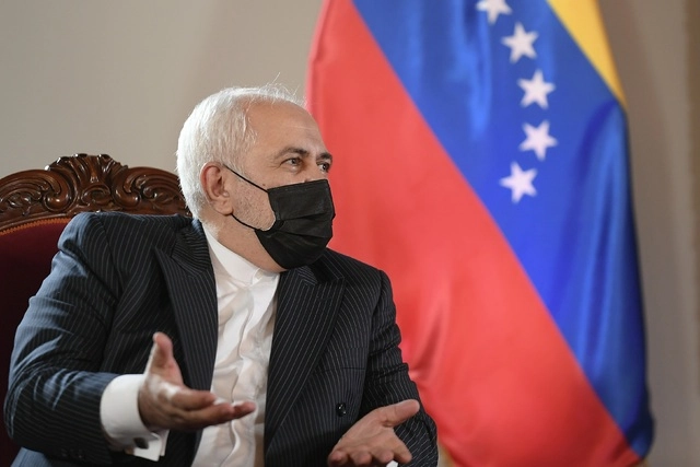 Mohammad Javad durante su encuentro con autoridades venezolanas. Foto Ap