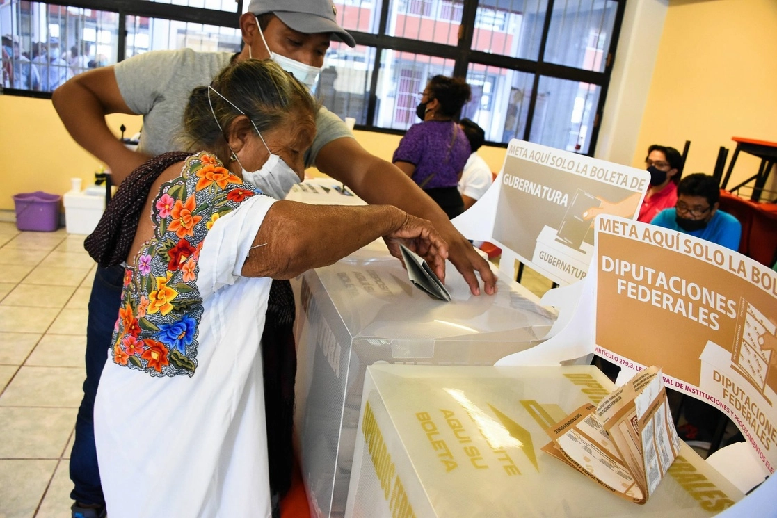 Durante la jornada electoral en Campeche, el 6 de junio pasado. Foto Cuartoscuro 