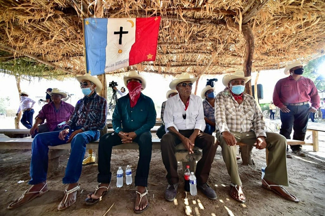 Integrantes de la comunidad yaqui, en imagen de archivo. Foto ‘La Jornada’