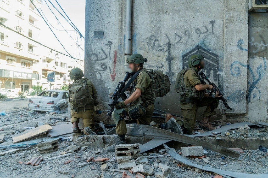 Militares israelíes en la Franja de Gaza. Foto Europa Press