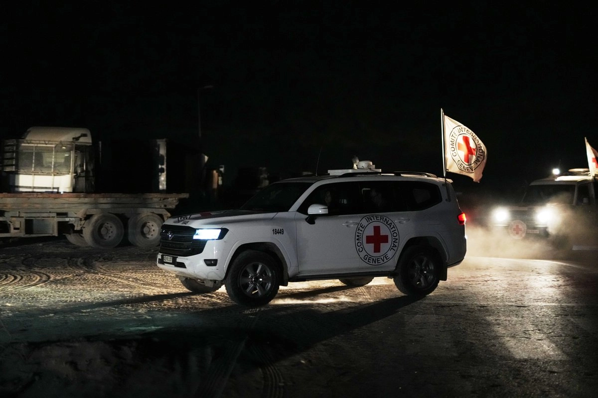 Los 15 cadáveres de los combatientes de Hamas fueron entregados a cambio del cuerpo del rehén israelí,  Meny Godard. Foto 