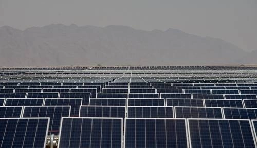 Planta eléctrica fotovoltaica de Villanueva, operada por la compañía italiana Enel Green Power en Coahuila. Foto AFP / archivo