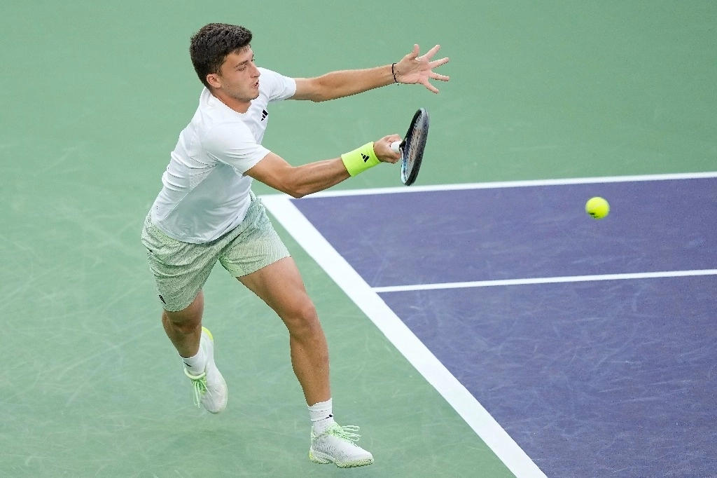 Luca Bardi vence a Djokovic en Indian Wells. Foto: Ap