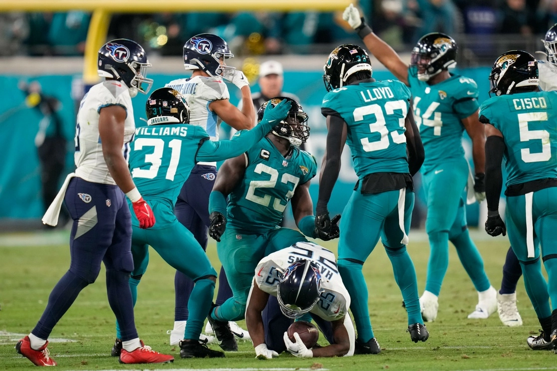 Jacksonville. Los Jaguares de Jacksonville  ganaron por primera vez el título Sur de la Conferencia Americana. Foto Ap
