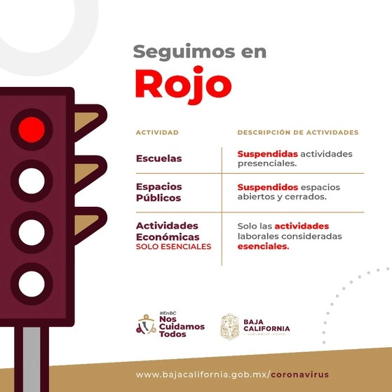 Aunque el semáforo en la entidad es rojo por el alto número de contagios, el gobernador nunca suspendió actividades. Foto @Jaime_BonillaV