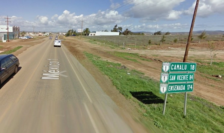 Calles de Baja California. Foto Google Maps