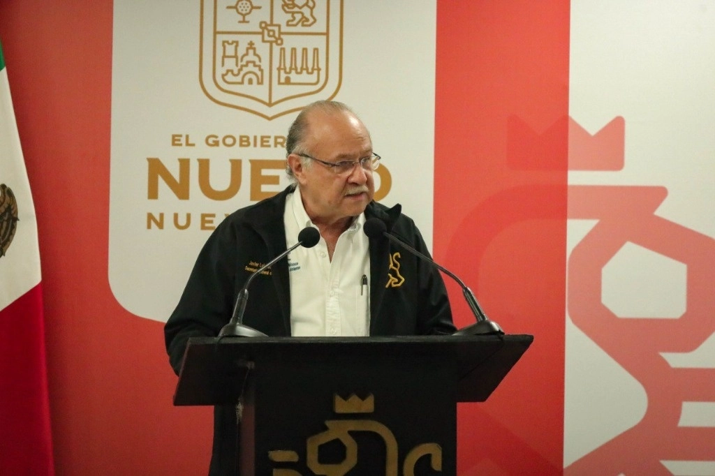 El encargado de Despacho de los Asuntos del Poder Ejecutivo de NL, Javier Luis Navarro Velasco en imagen de archivo en imagen de archivo. Foto tomada de la cuenta de 'X' @javier_navarrov
 