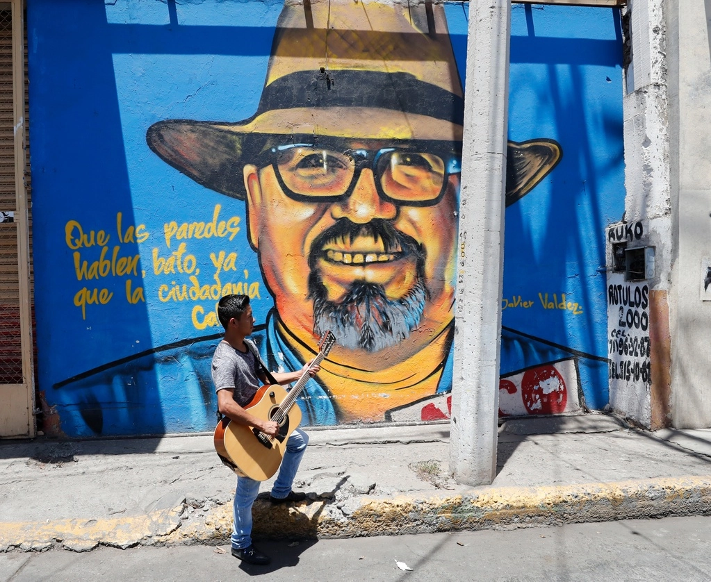 En la colonia Centro, de Culiacán, Sinaloa, se encuentra un mural con su imagen.Foto Carlos Ramos Mamahua
