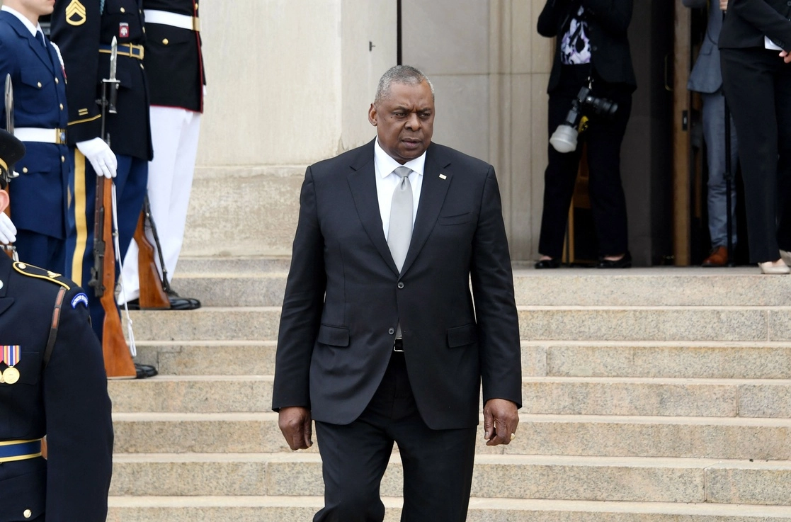 El Secretario de Defensa de los Estados Unidos, Lloyd Austin, en el Pentágono en Washington, DC. Foto Afp