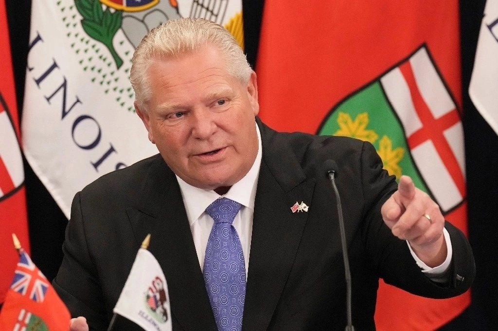 El jefe de gobierno de Ontario, Doug Ford, en imagen de archivo. Foto Ap 