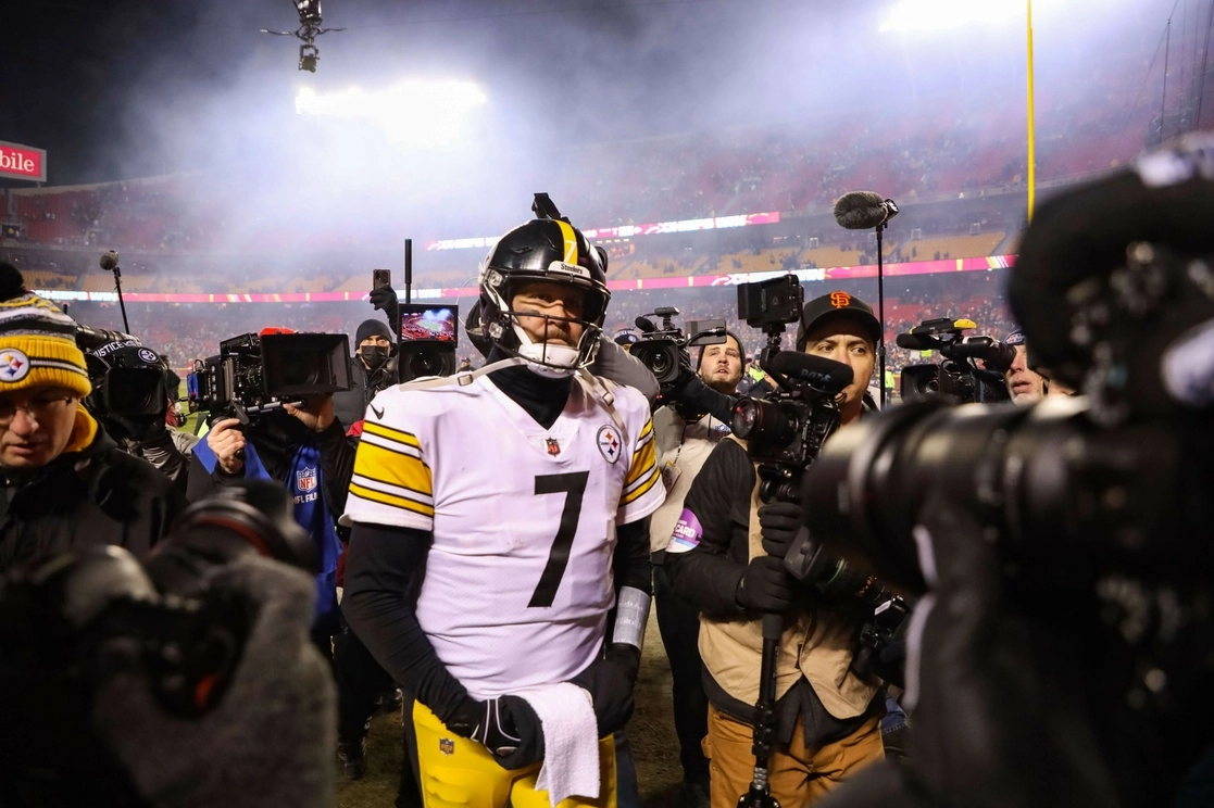 Ben Roethlisberger, después de la derrota de los Steelers. Foto Afp