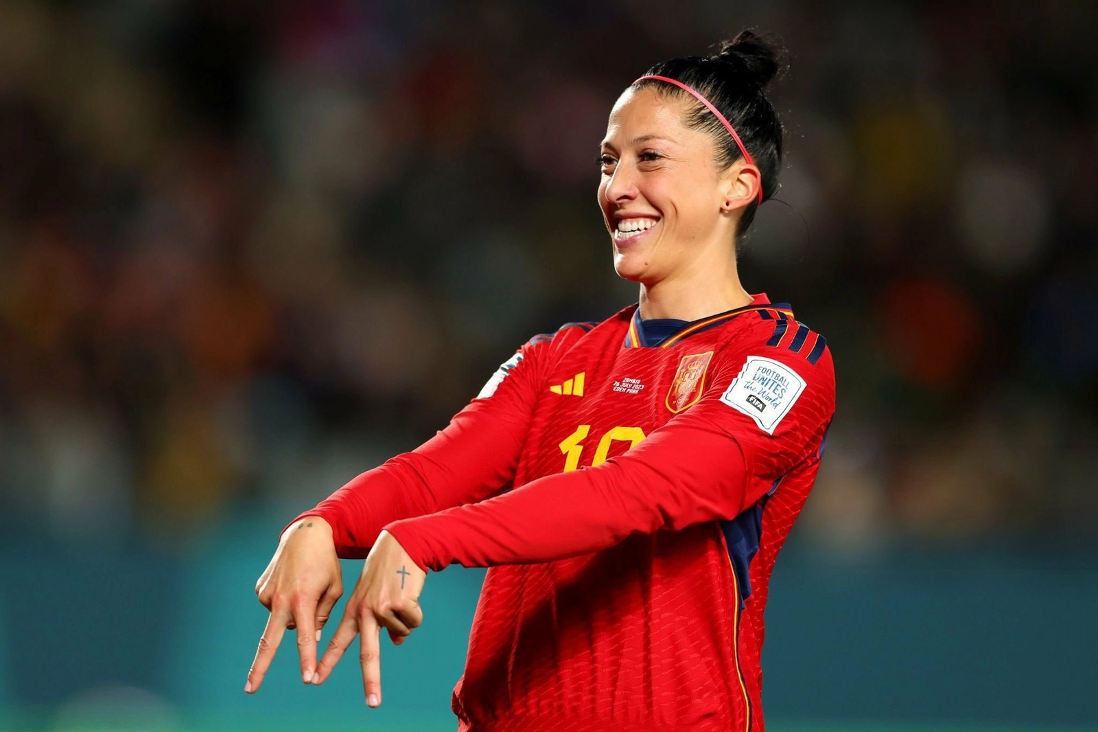 La jugadora de la selección española Jenni Hermoso. Foto tomada de x @Jennihermoso / Archivo