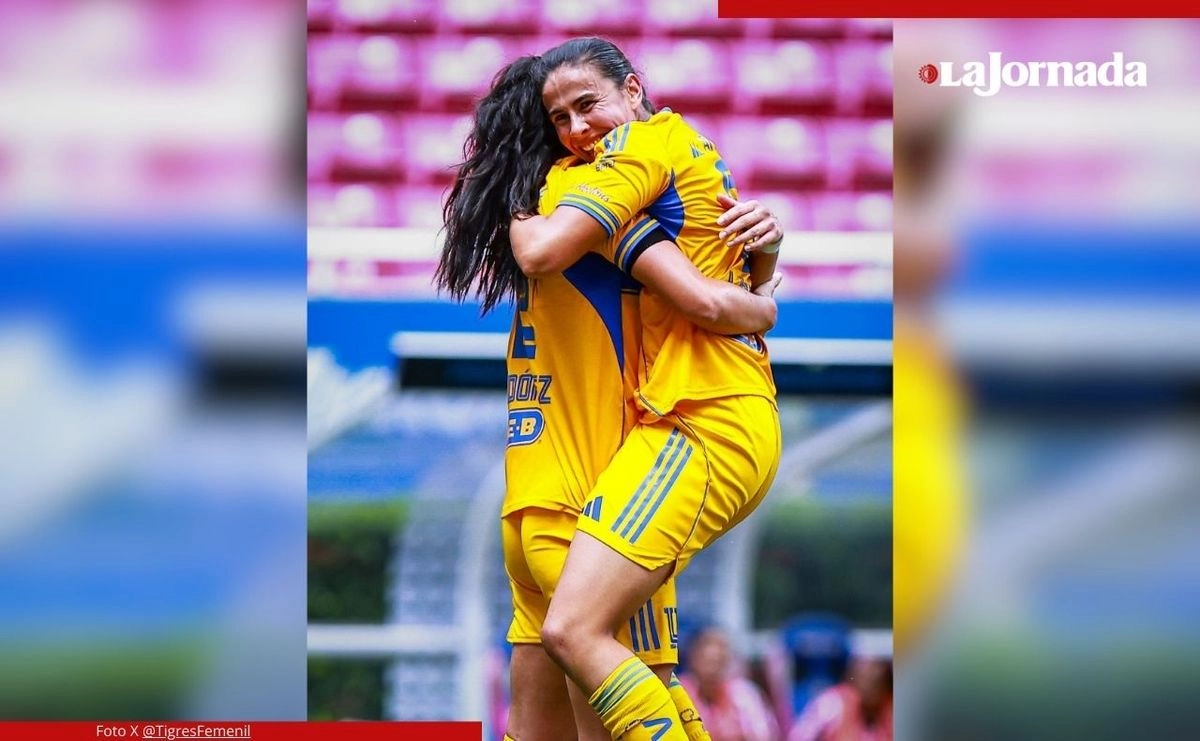 Con la victoria de 4-2 sobre las Chivas, las felinas llegan a las 22 unidades y siguen al acecho del liderato del Apertura 2025. Foto
