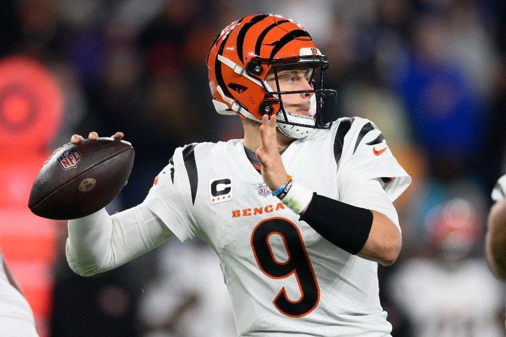 Joe Burrow, mariscal de campo de los Bengalíes de Cincinnati. Foto  Ap