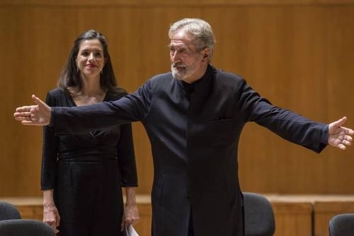 Jordi Savall en el Auditorio Nacional de Música de Madrid. Foto Elvira Megías