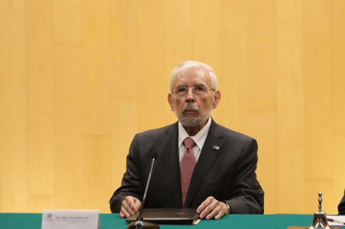 Jorge Arganis durante su comparecencia. Foto Roberto García