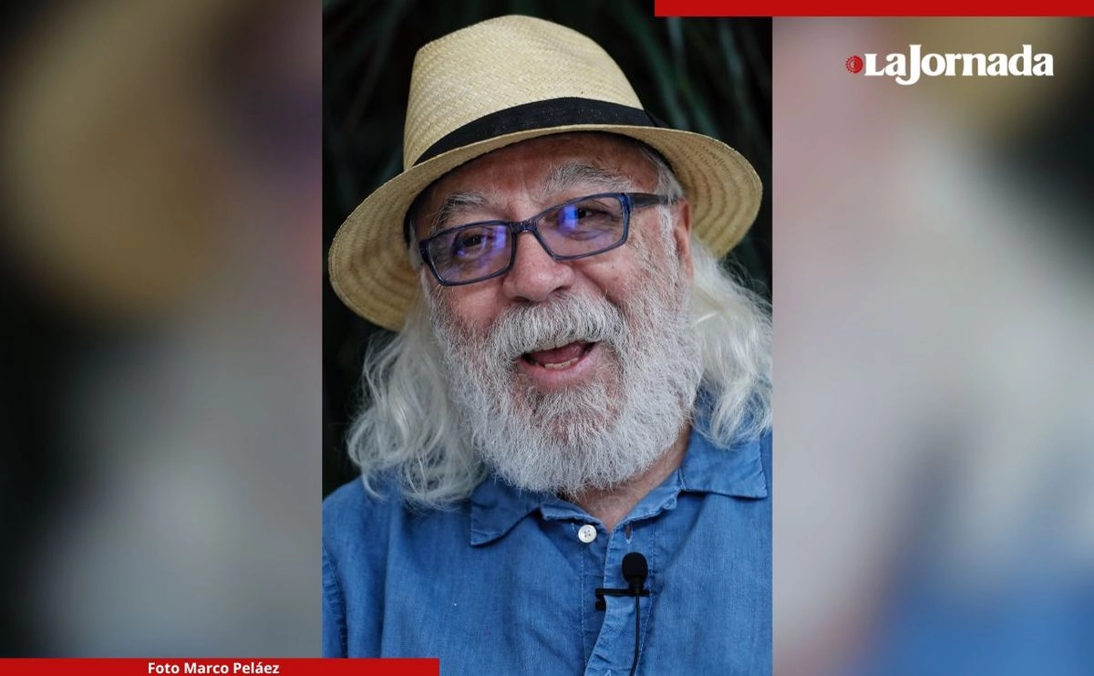 El fundador y armonicista de Follaje, Jorge García Ledesma, durante la entrevista. 