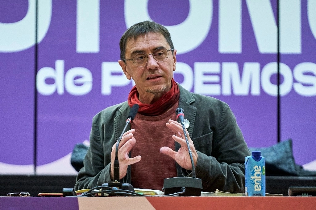 Juan Carlos Monedero está siendo investigado por varias denuncias de acoso sexual y vejaciones a mujeres. Foto Europa Press
