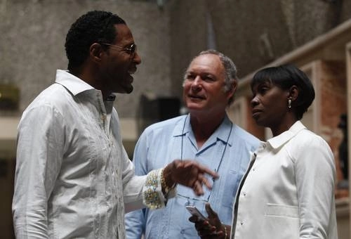 Javier Sotomayor, Alberto Juantorena y Mireya Luis durante la entrega de reconocimientos a deportistas de la UAM, en noviembre de 2014. Foto Luis Humberto González