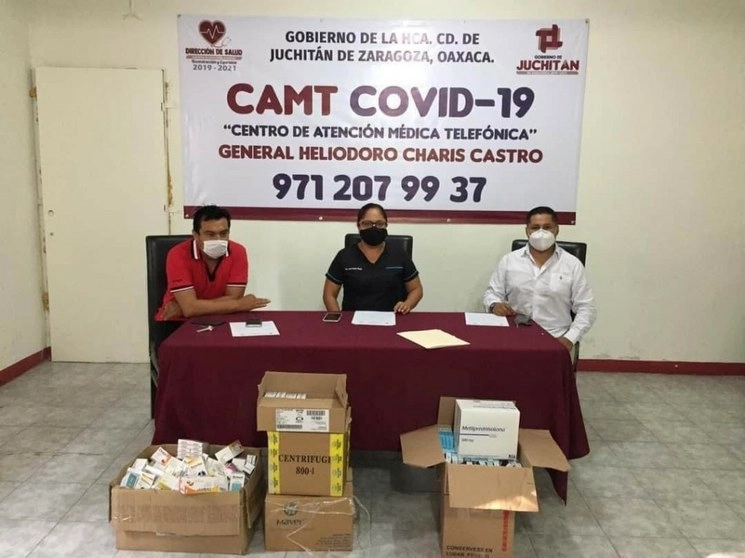 La alcaldía busca ayudar y evitar más contagios. Foto cortesía Juchitán