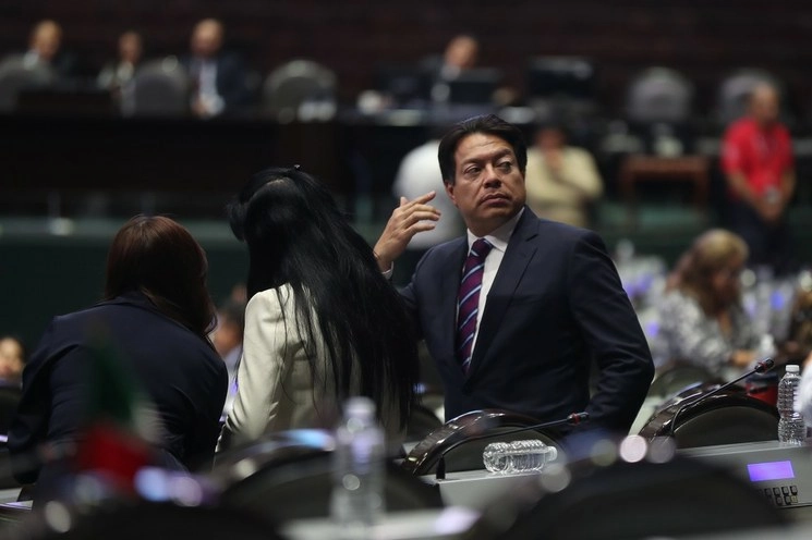 Mario Delgado en la Cámara de Diputados, el pasado 3 de marzo. Foto José Antonio López