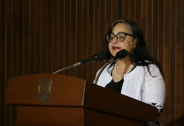 La ministra Norma Lucía Piña inauguró el Tercer Congreso de Filosofía del Derecho en el Mundo Latino, en el estado de Querétaro. Imagen cortesía de la SCJN 