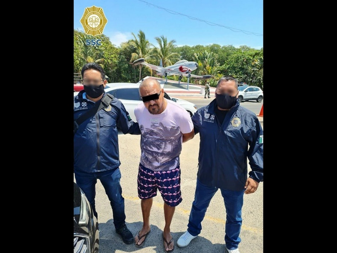 El domingo se definirá su situación ya que la defensa pidió duplicidad de término constitucional. En la imagen, "El Fabián" tras su captura en Acapulco, Guerrero, el 6 de abril de 2021. Foto tomada del Twitter de @OHarfuch