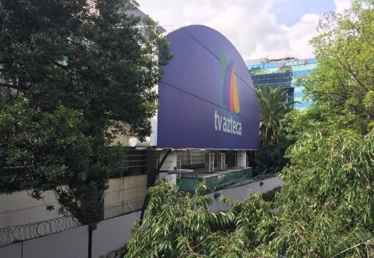 Fachada de Televisión Azteca en la Ciudad de México, en imagen de archivo. 