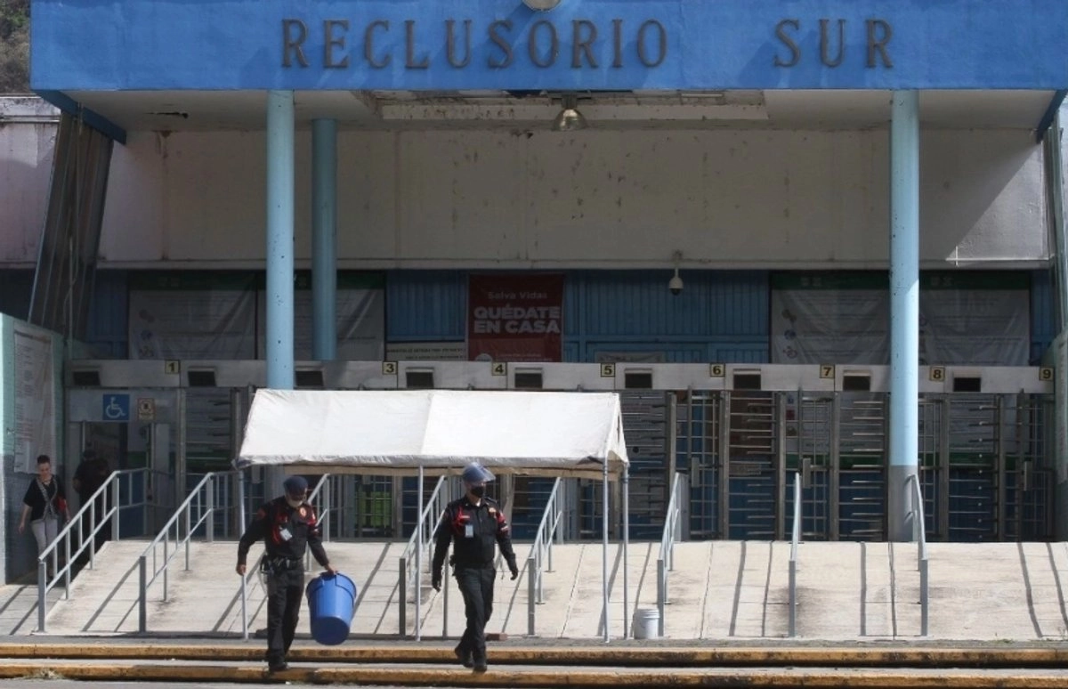Instalaciones del Reclusorio Sur en la Ciudad de México.