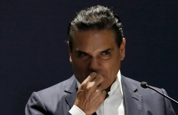 Silvano Aureloes, ex gobernador de Michoacán. 