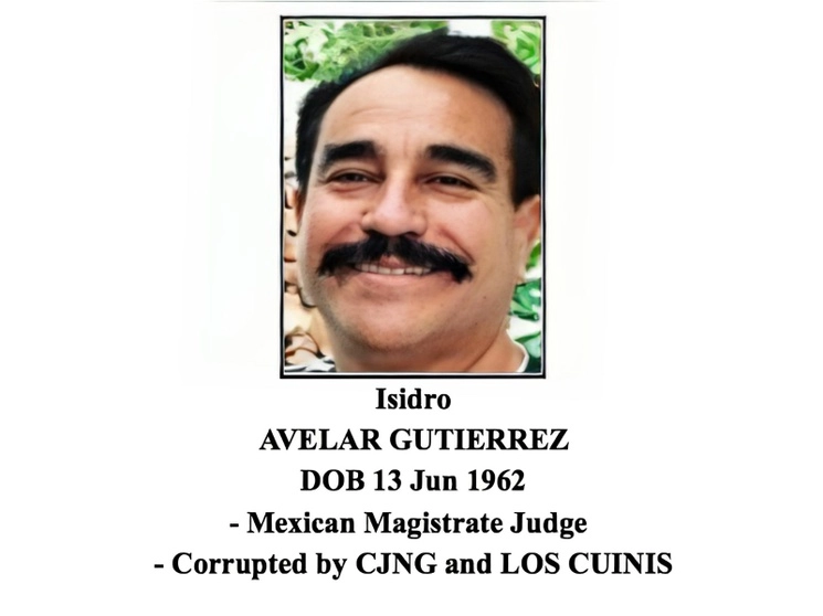 En 2019, Avelar Gutiérrez fue señalado por el Departamento del Tesoro de EU de tener vínculos con el CJNG. Imagen tomada de Twitter @USTreasury / Archivo

