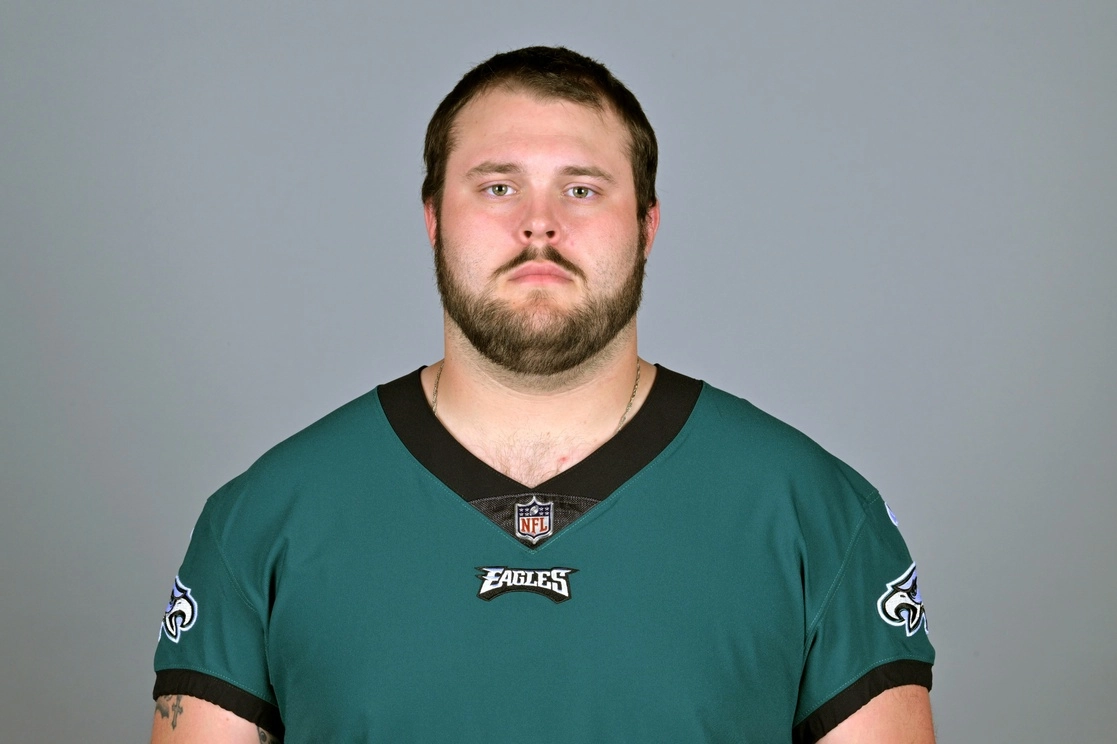 Josh Sills, liniero ofensivo de los Eagles. Foto Ap/ archivo